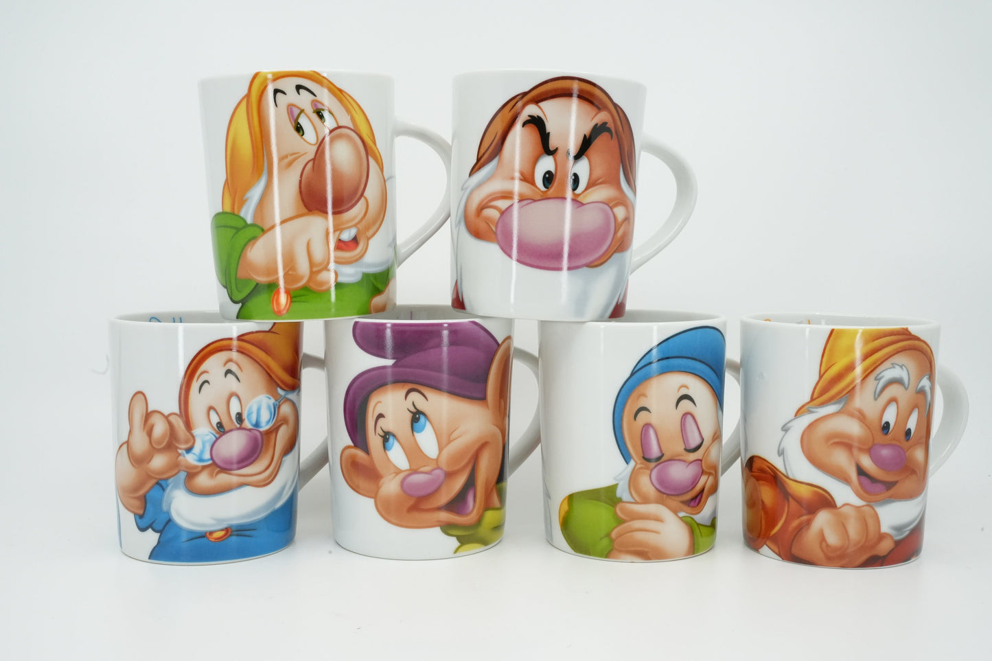 Zeldzame mokken van de zeven dwergen |  7 Dwergen sneeuwwitje | Poppen 7 dwergen | Vintage mok | Mokken zeven dwergen | pick your favourite