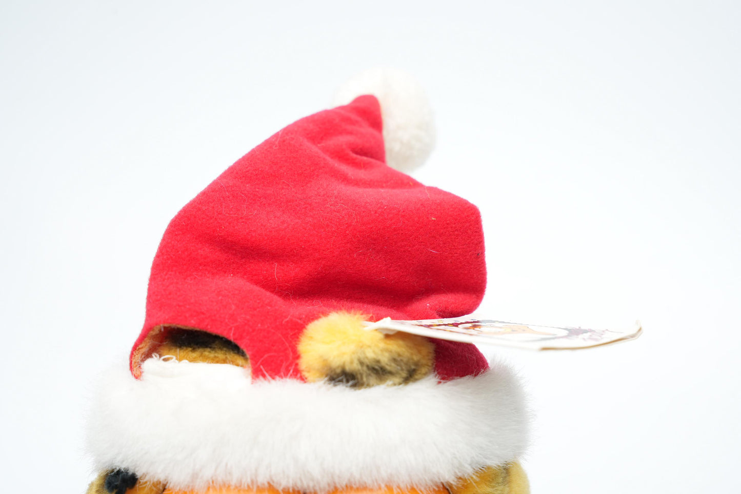 Vintage Garfield Kerstman Knuffel met Kerstsok – 25 cm (10 inch) – 1981 United Feature Syndicate