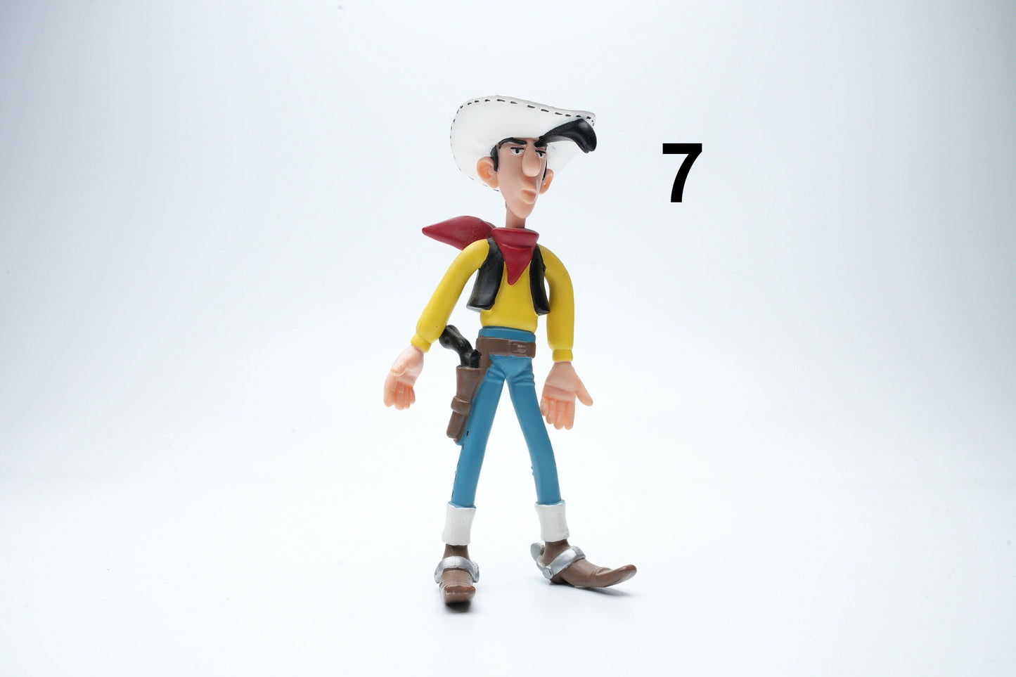 Vintage Lucky Luke figuren van McDonalds en Plastoys