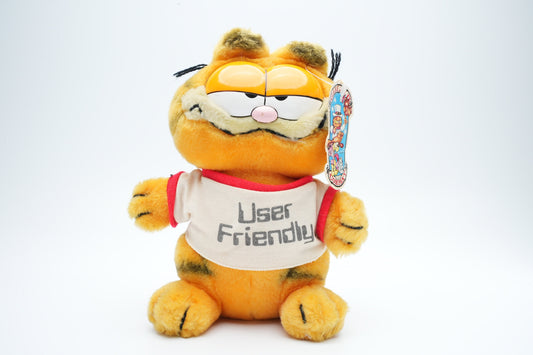 Garfield User Friendly t-shirt | zeldzame vintage Garfield plush