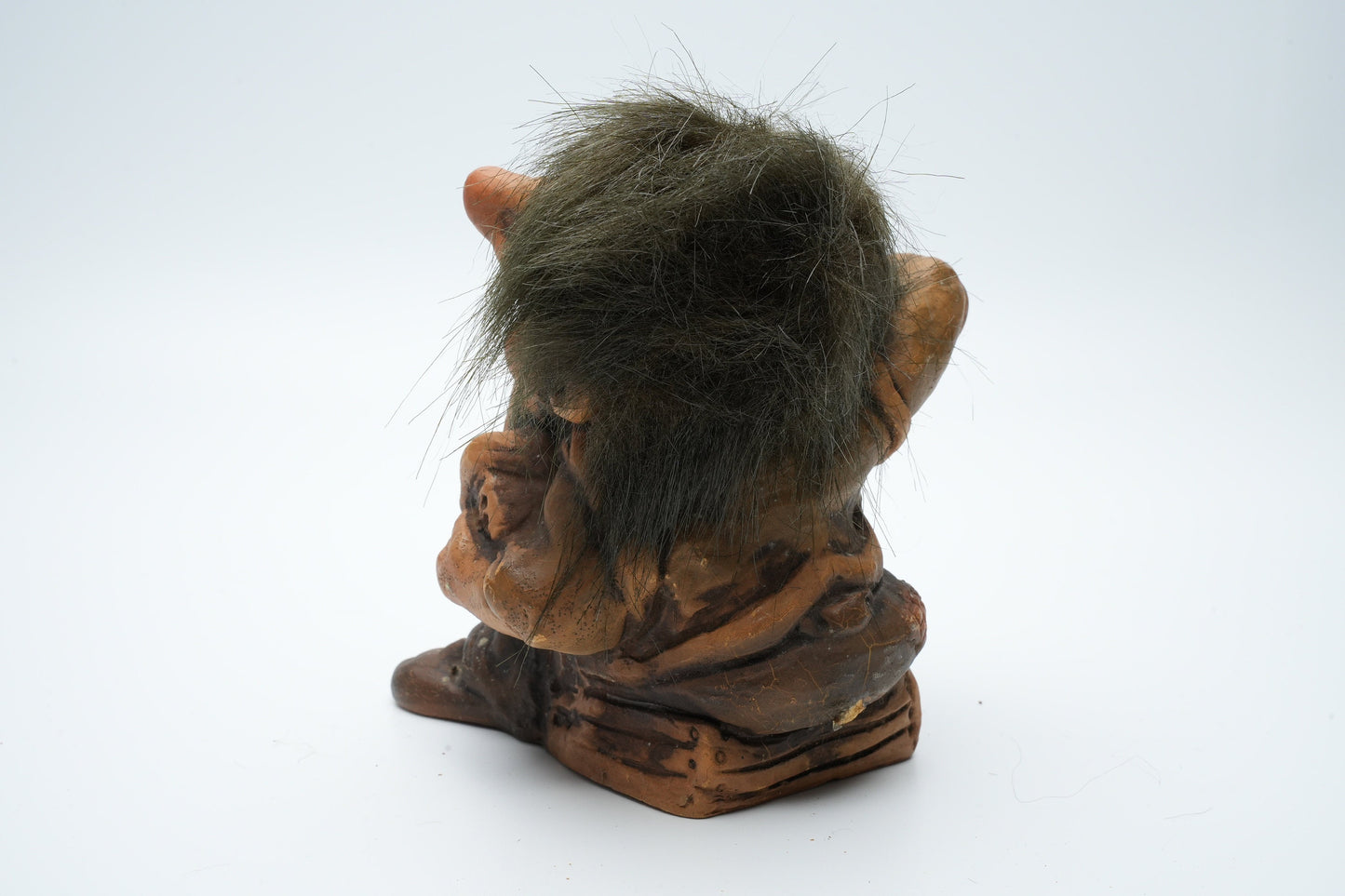 Troll met accordion in handen - vintage Nyform uit Noorwegen - boswezen