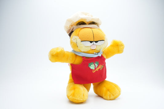 Garfield Café plush | vintage Garfield pluche die aan het koken is