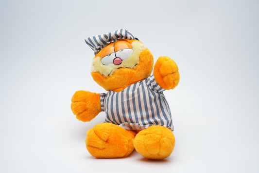 Vintage Garfield Knuffel in Pyjama - United Feature Syndicate Inc. & Paws (1981)