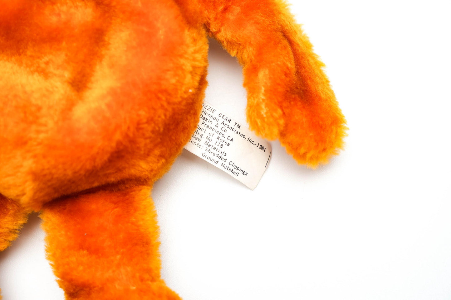 Fozzie Bear Knuffel – The Muppets – 1980s – 24 cm / 9.5 inch