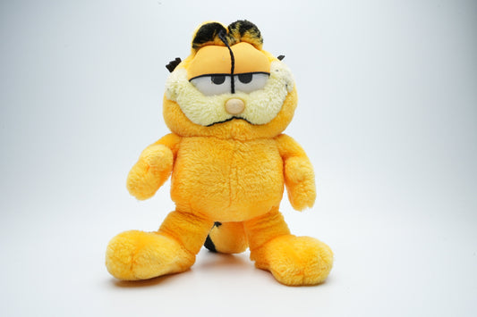 Garfield plush die kan staan | vintage Garfield de kat