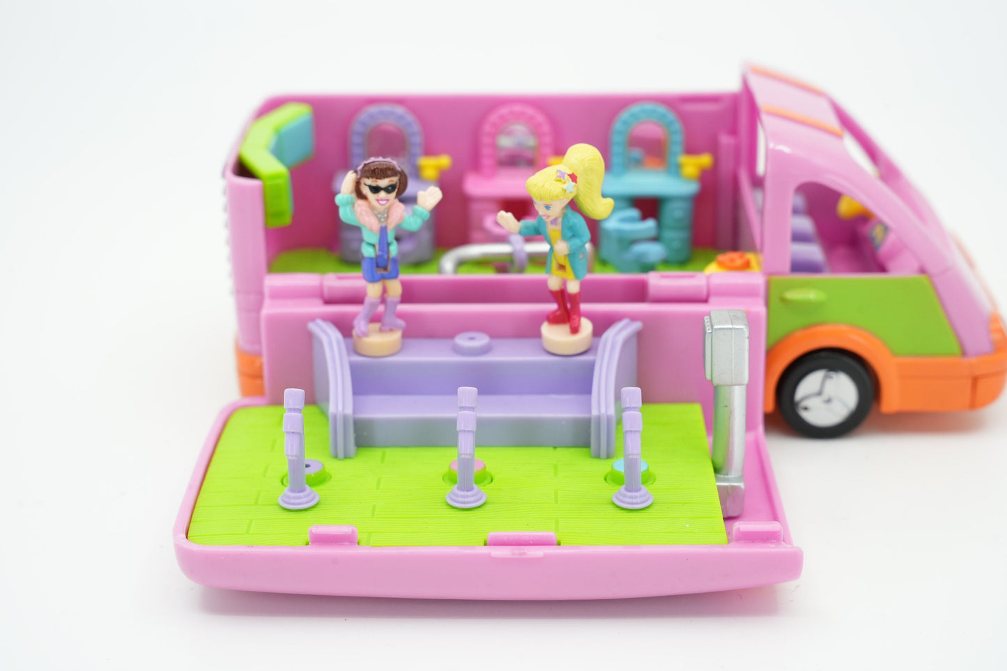 1998 Polly Pocket Tour Bus - Polly and the Pops