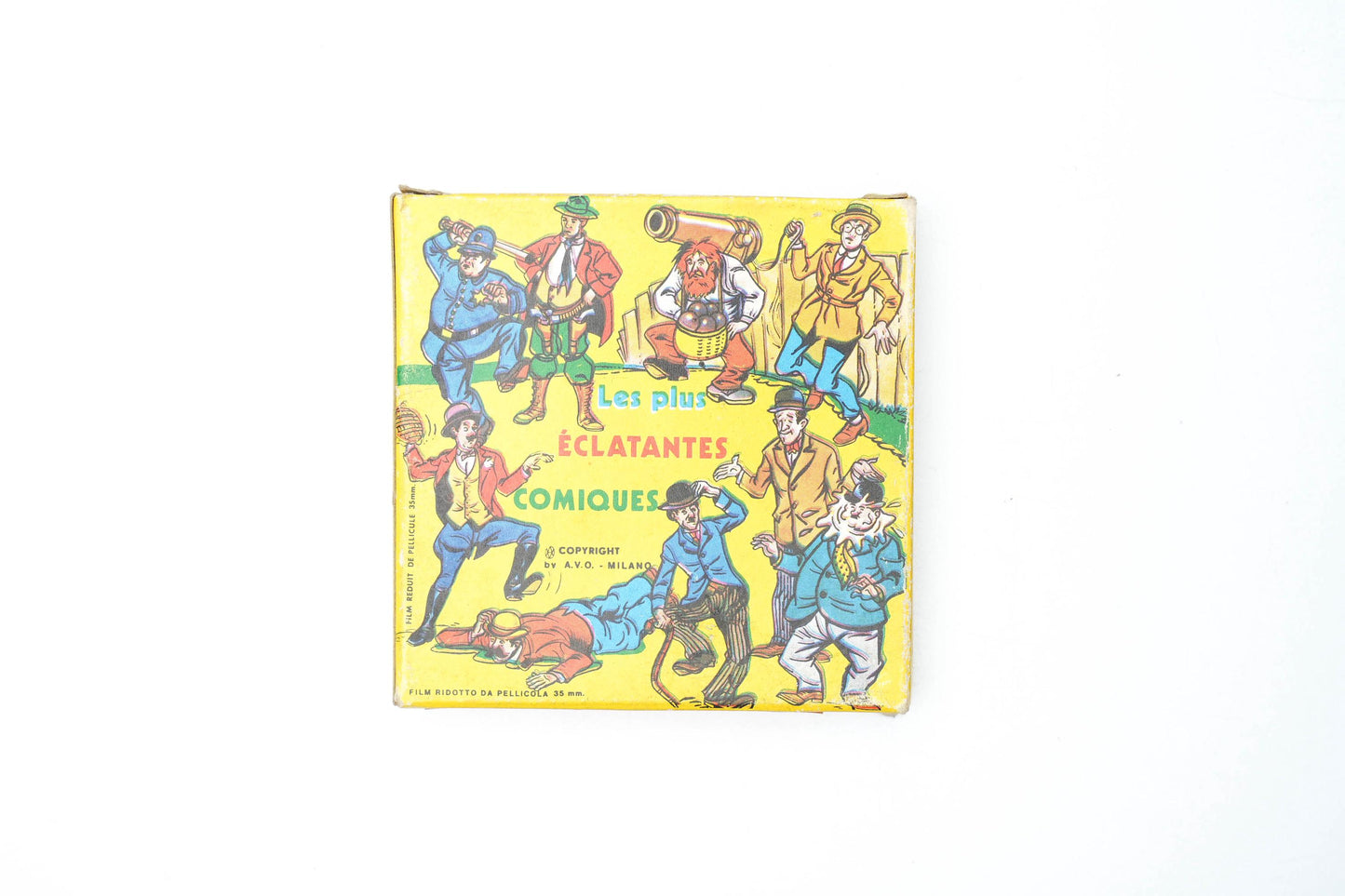 Vintage Super 8 Film – Charlot Nageur (Charlie Chaplin) – A.V.O. Milano – Les Plus Éclatantes Comiques – Zeldzaam Franse Editie