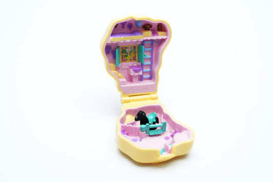 Vintage Polly Pocket Pony Ridin’ 1994 – Met Origineel Fluwelen Paardje – Bluebird Toys