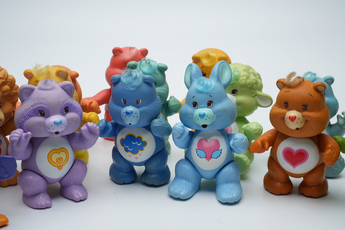 Care Bears - kies je eigen figuren - grote vintage care bear poppetjes