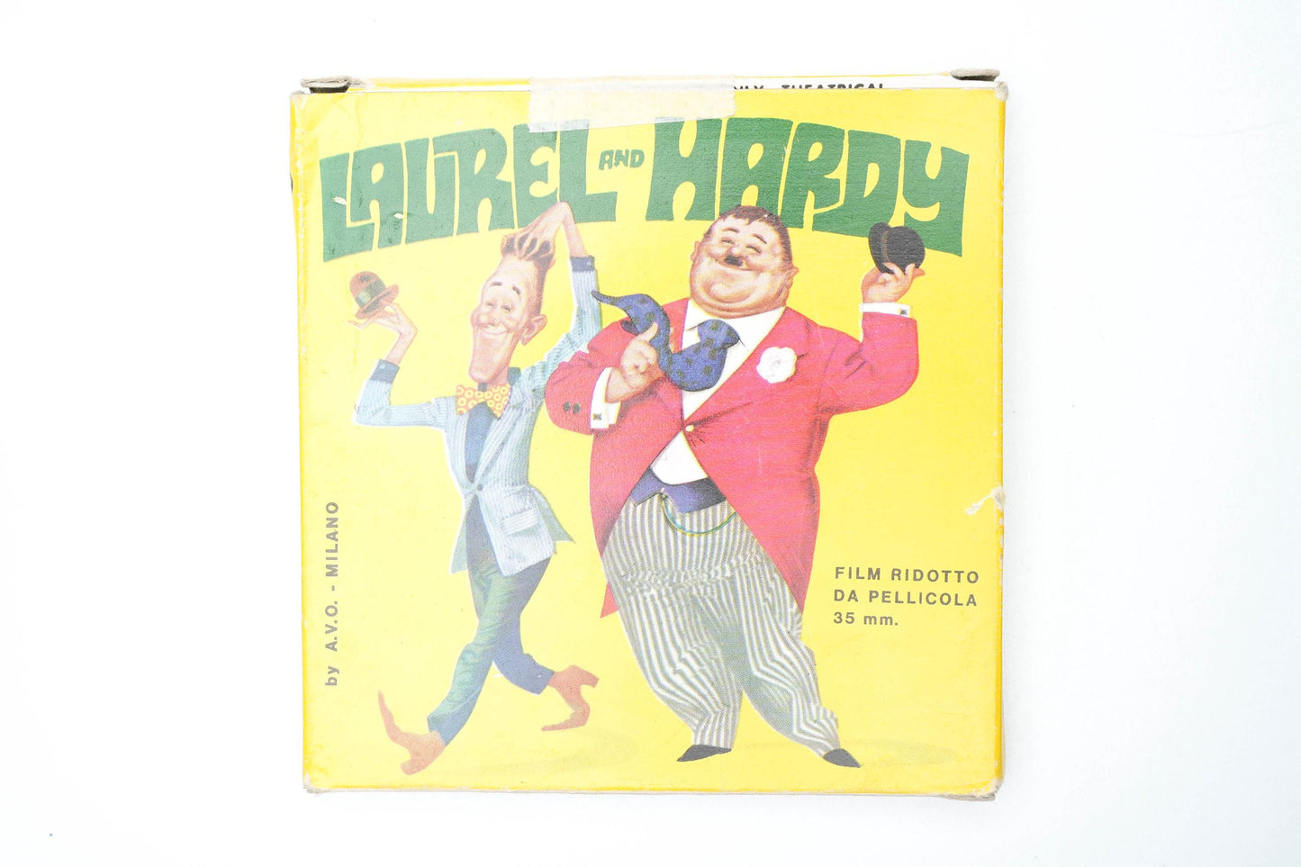 Vintage Super 8 Film – Laurel & Hardy "Si Arruffano" | A.V.O. Milano (1970s) | Italiaanse Cartooneske Editie